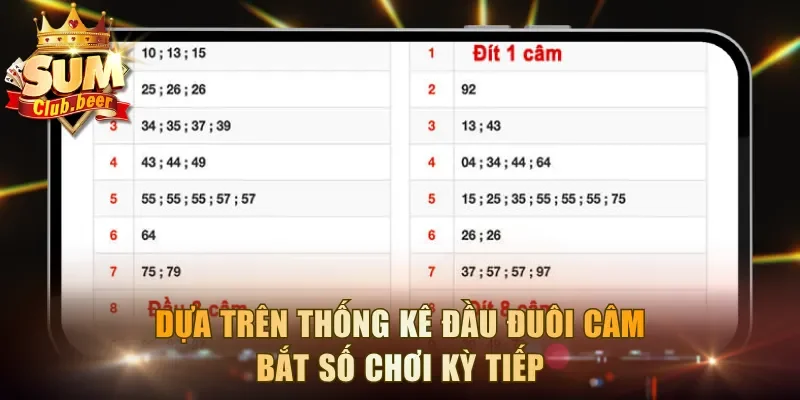 Dựa trên thống kê đầu đuôi câm bắt số chơi kỳ tiếp